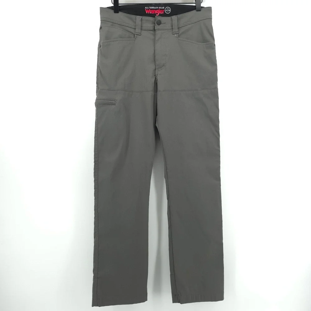 Wrangler Mens Pants ATG All Terrain Gear 30x30 Gray Utility Hiking Gorpcore